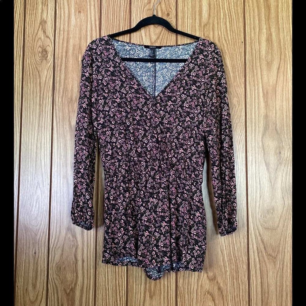 forever 21 floral romper